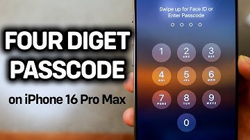 How To Change Passcode To 4 Digits On Iphone 16/ Pro Max