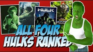 All Four Hulks Ranked Worst to Best (The Incredible Hulk (1978) to Thor: Ragnarok)