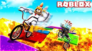 PARKOUR E CORSA CON LA BICI - ROBLOX