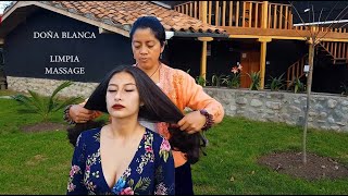 DOÑA BLANCA, SPIRITUAL CLEANSING & HEAD MASSAGE, HAIR BRUSHING, ASMR, مساج