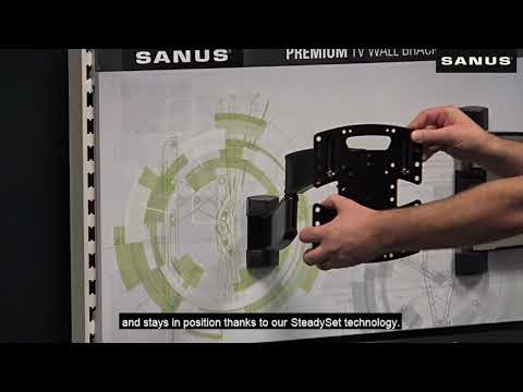 Tura SANUS - VSF716 - TV-mount Full Motion Max Vesa 200x200 19-40" - Training video
