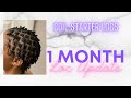 1 Month Loc Journey | Starter Locs | Comb Coils