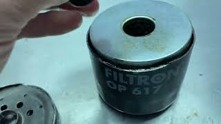 Масляный фильтр Filtron OP 617. Можно и на Kia / Hyundai