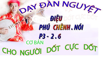DẠY ĐÀN NGUYỆT  ĐIỆU PHÚ CHÊNH .NÓI CHO NGƯỜI DỐT CỰC DỐT