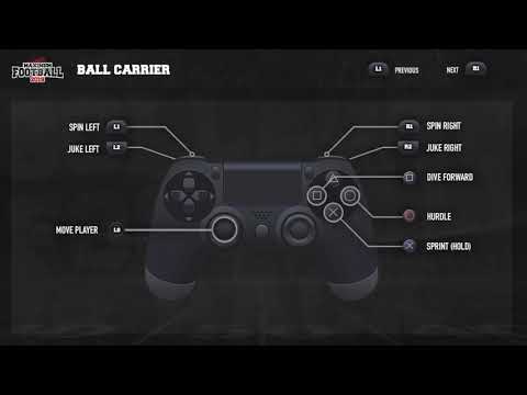 Maximum Football 2019 PS4 Controls LPOS