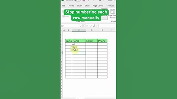 How to auto number only when data is entered #ithunar #it_hunar #excel #exceltips #spreadsheet