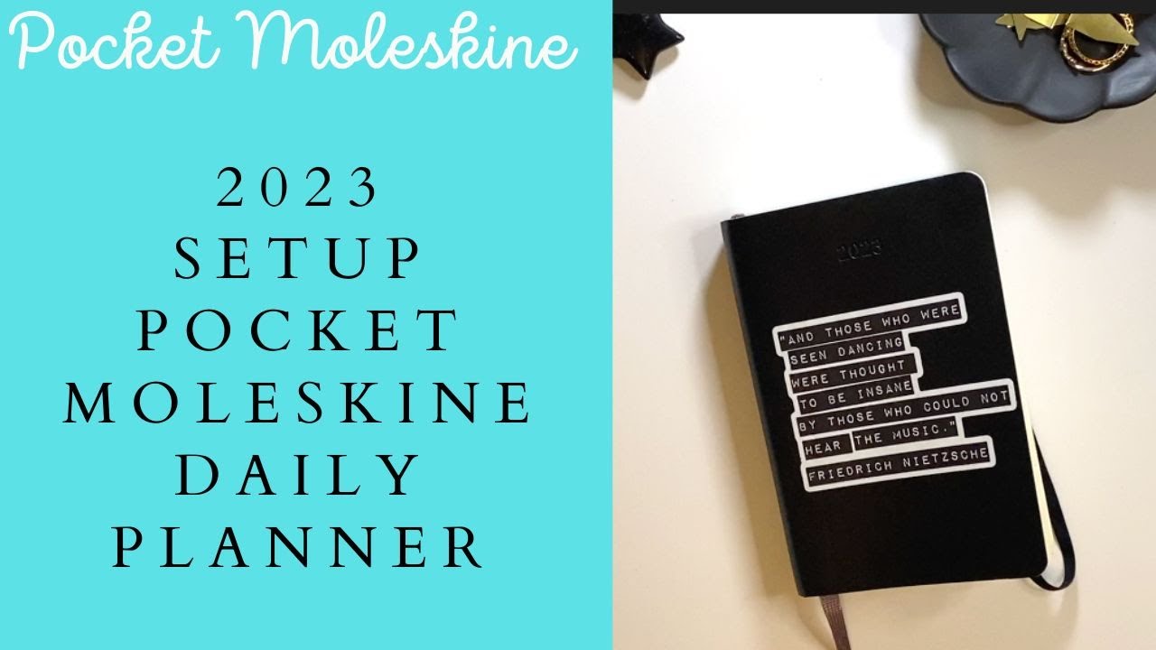 I am back with My FIRST Pocket Moleskine Daily 2023 Setup & Planner Chat