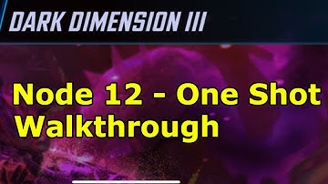 Dark Dimension 3 - Node 12 One Shot Strategy & Walkthrough | DD3 Node 12 | Marvel Strike Force - FTP