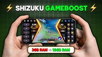 Shizuku Gamebooster: Turn Low-end RAM phone into a High Ram Gaming Phone! Fix FPS Drop in Android 🔥
