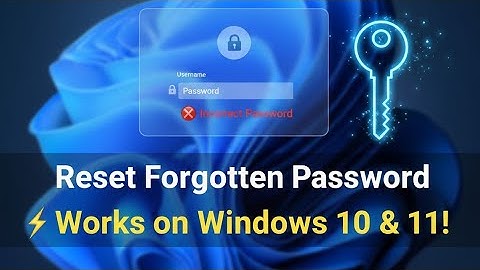 Reset Forgotten Windows Password (2025) | Microsoft Account, Disk & Safe Recovery Methods