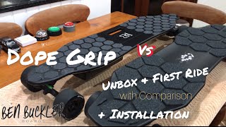 Dope Grip Unbox & First Ride bonus Full Installation and Comparison Hex - Vlog No.165 screenshot 1