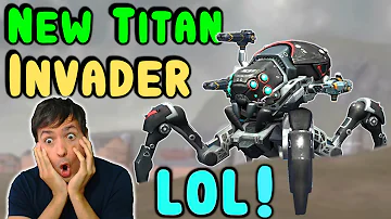 LOL! NEW SPIDER TITAN? War Robots Persephone Drone Invader Gameplay WR