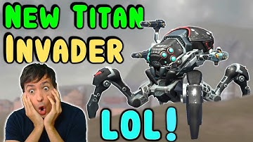 LOL! NEW SPIDER TITAN? War Robots Persephone Drone Invader Gameplay WR