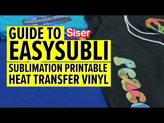 EasySubli HTV so you can sublimate without having to bleach #siser