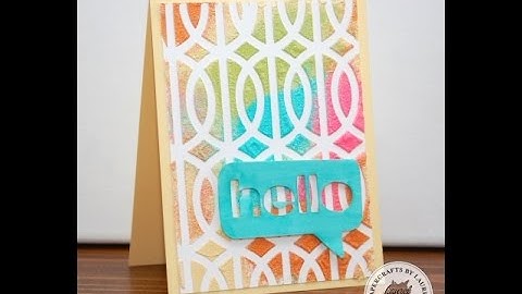 Heat Embossed Embossing Paste