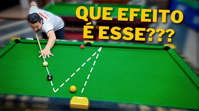 Como usar efeito na tabela - Tacada de profissional 🔥🎱 