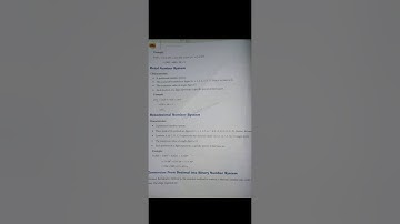 Class 7 Computer Number System//Types Of Number System(Part 3)