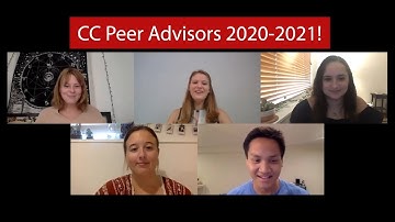 Peer Advisor Introduction to Career Center Resources 2020-2021