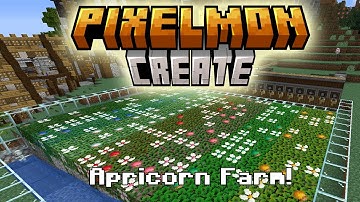 Auto Apricorn Farm! | Timelapse | Pixelmon X Create Mod