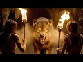Early man vs. Direwolf in the jungles of Southeast Asia | AI Survival Story