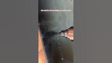 Deep Permanent VIN Number Marked on Carbon Steel Plate with Dot Peen Marking Machine!