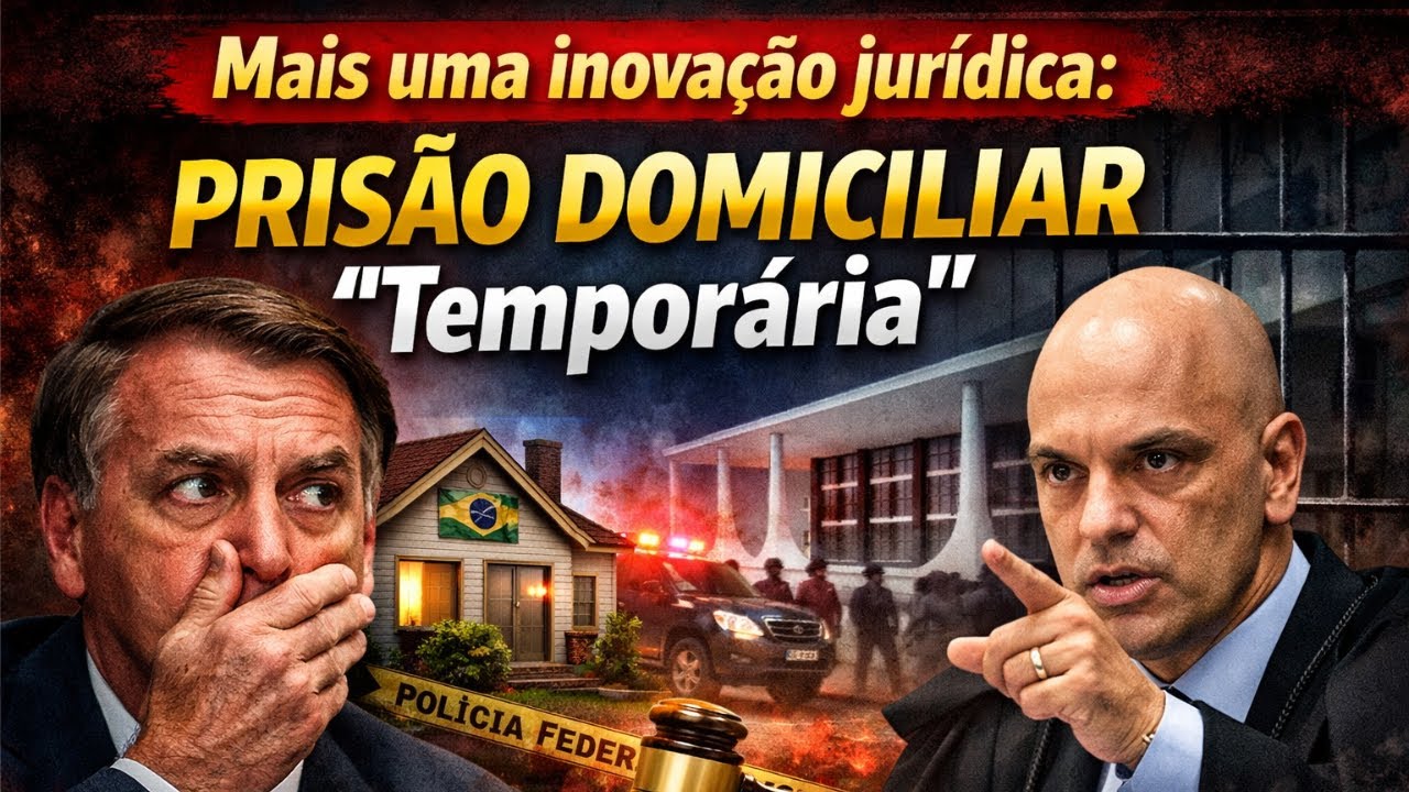 JURISTOCRACIA: Moraes inova ao criar a PRISÃO DOMICILIAR “TEMPORÁRIA”