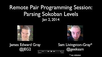 Remote Pair Programming Session: Parsing Sokoban Levels