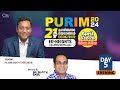 Purim 2024  21 days fasting prayerday5 prabraham varghese ministering i brosujith babu