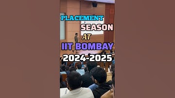 Placement Season Begins at IIT Bombay🤧 #iit #jee #placement #jeemains #motivation