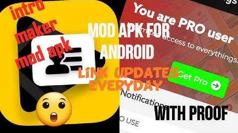 intro maker mod apk for android for free with proof