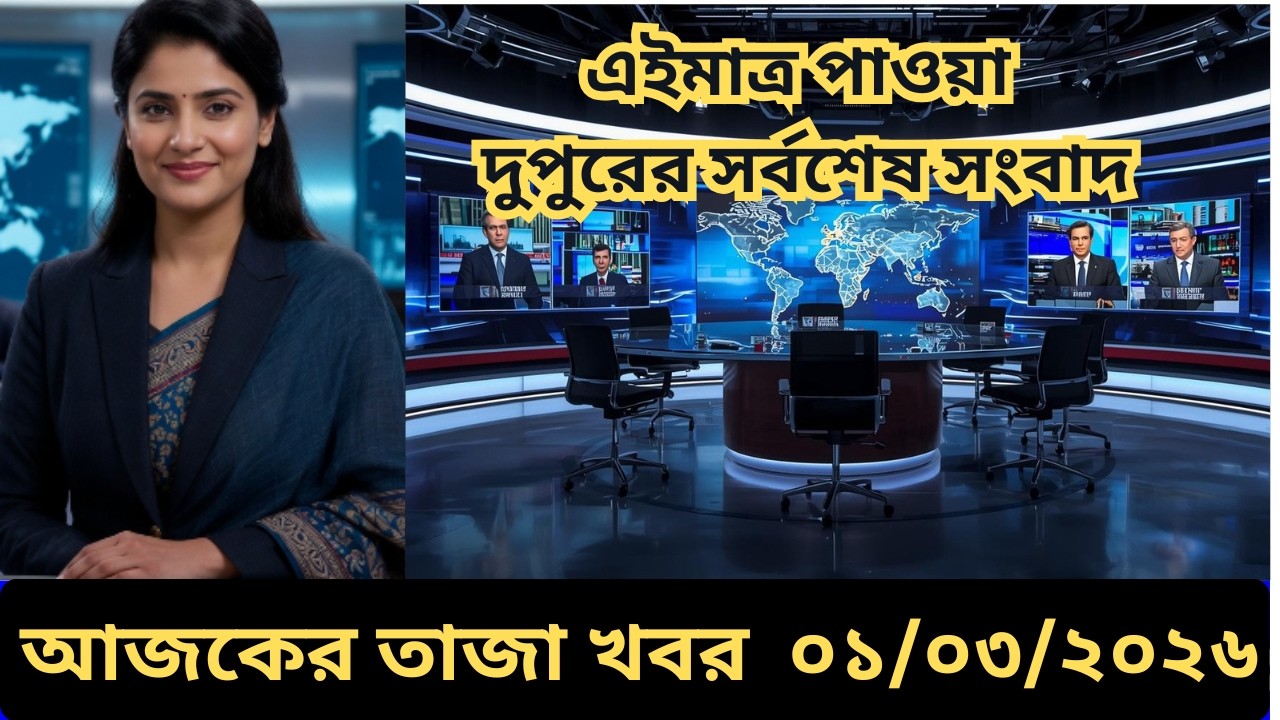 Ajker Bangla News 01 march 2026 | Bangladesh Letest News | Somoy Sangbad News | Update Top BD News
