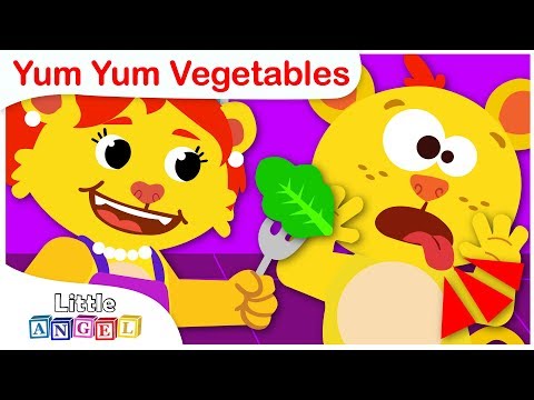 Yum Yum Vegetables | Healthy Eating Habits for Kids | Nursery Rhymes by Little Angel