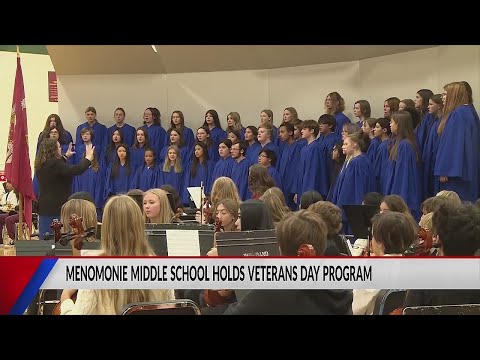 Menomonie Middle School hold Veterans Day program