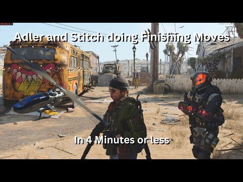 Adler and Stitch doing Finishing Moves | Call of Duty Black OPS Cold War