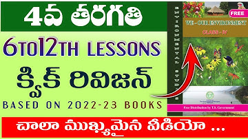 TS TET DSC 2023 4వ తరగతి క్విక్ రివిజన్ క్లాస్ ఒకసారి వింటే గుర్తుండి పోతాయి.