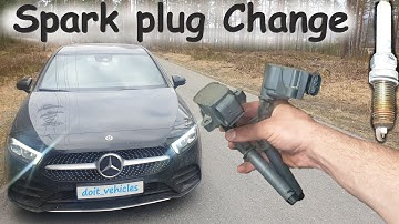W177 Mercedes A200 BOUGIES controleren vóór VERVANGING