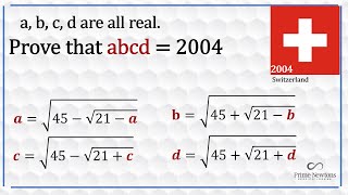 Prove that abcd = 2004