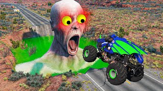 Epic Compilation Escape From The Shy Guy (SCP-096) | Monster Truck VS Giant Bulge | Horror BeamNG#88