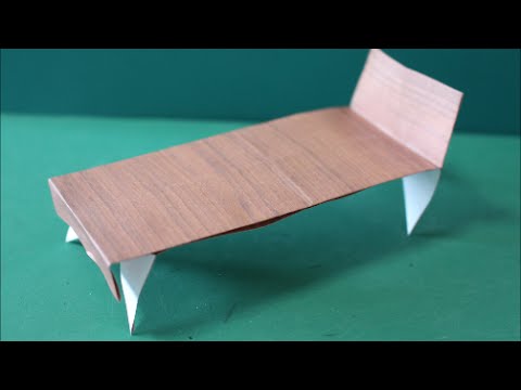 ベッド 折り紙 Bed Origami Youtube