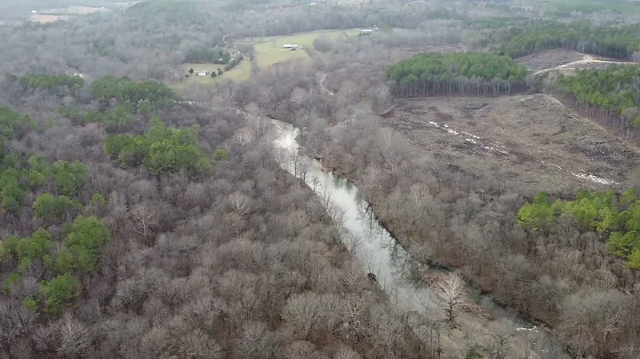 Drone shots from HSV  - Fall Winter Cortez Lake, C...