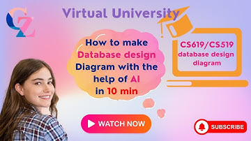 how to make database design diagram with AI Cs519 Cs619 Vu