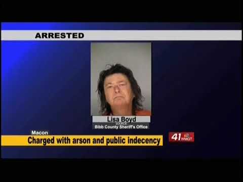 public indecency jail time Macon woman accused of trying to set gas pumps on fire