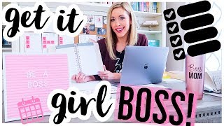 GIRL BOSS!  💪🏼 PRODUCTIVITY HACKS FOR ENTREPRENEURS, SAHM'S, WORKING MOMS | WORK LIFE BALANCE TIPS