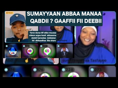 OBBO MUUSAAF SUMAYYAAN ABBAA MANAA QABDII DUBBII AJAA IBAA DUBBATAA JIRU Itti Dhihaadhaa