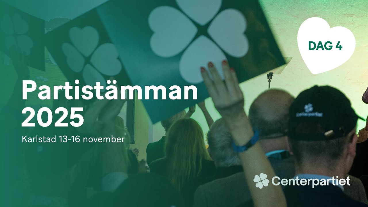 Partistämman i Karlstad 2025: Dag 4