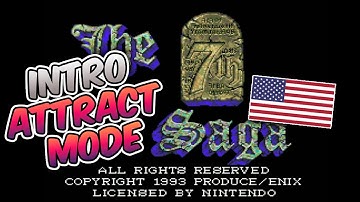 7th Saga Intro (SNES) - HD - Classic JRPG (1080p/1440p)