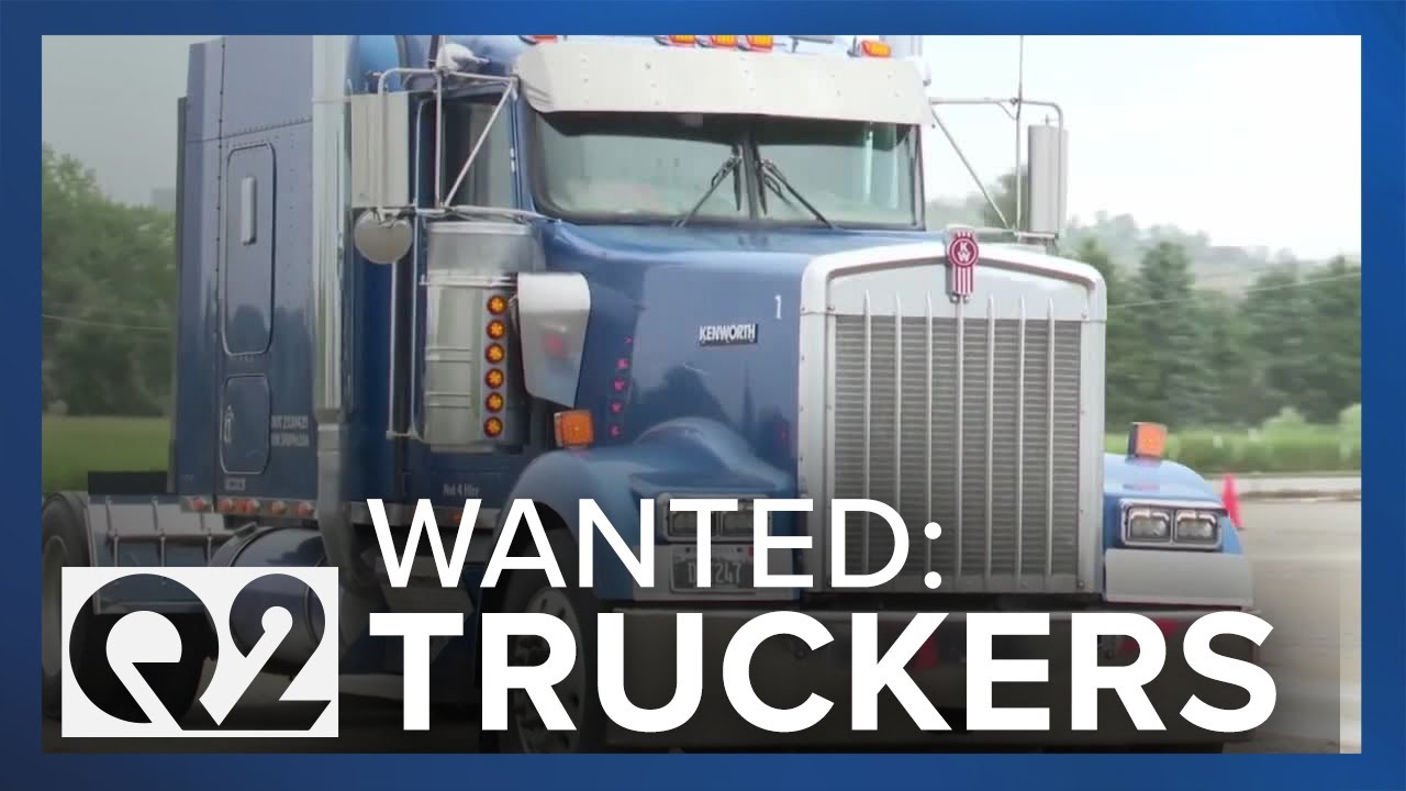 Trucking industry impacted by shortage of truck drivers - YouTube