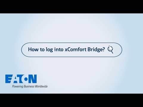 How to log into xComfort Bridge?