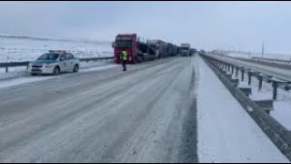 Тараз-Шымкент бағытында жол жабылды