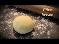 [ Recette de base n°3 ] : La pâte brisée